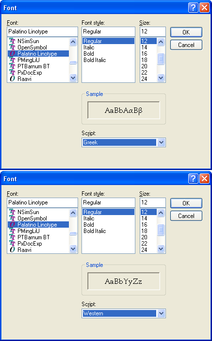 windows xp default fonts download